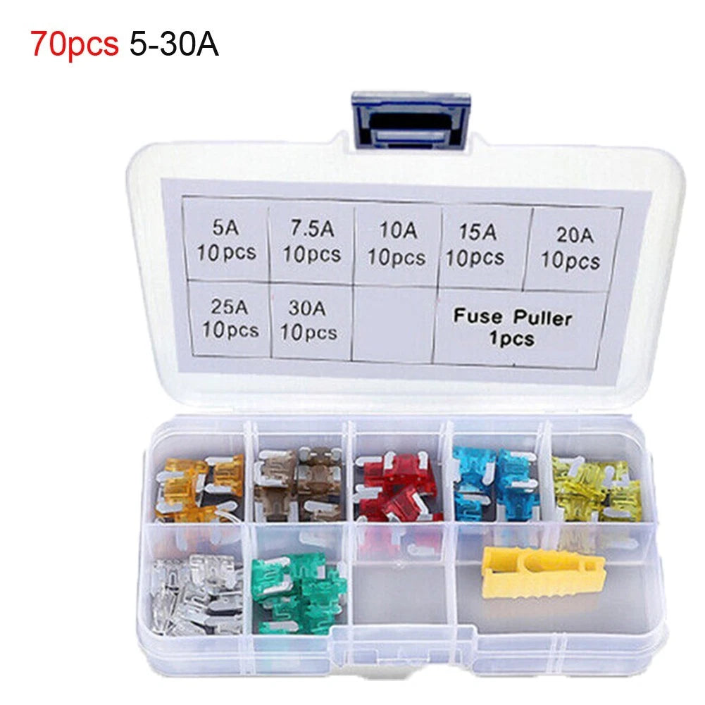 70-Piece Fuse Assortment for Various Applications