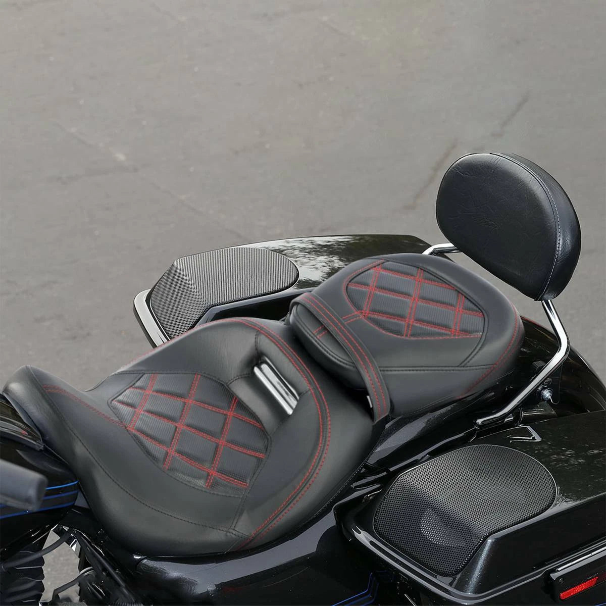 Driver Passenger Seat for Harley CVO Road King Electra Street Glide (2009–2023)