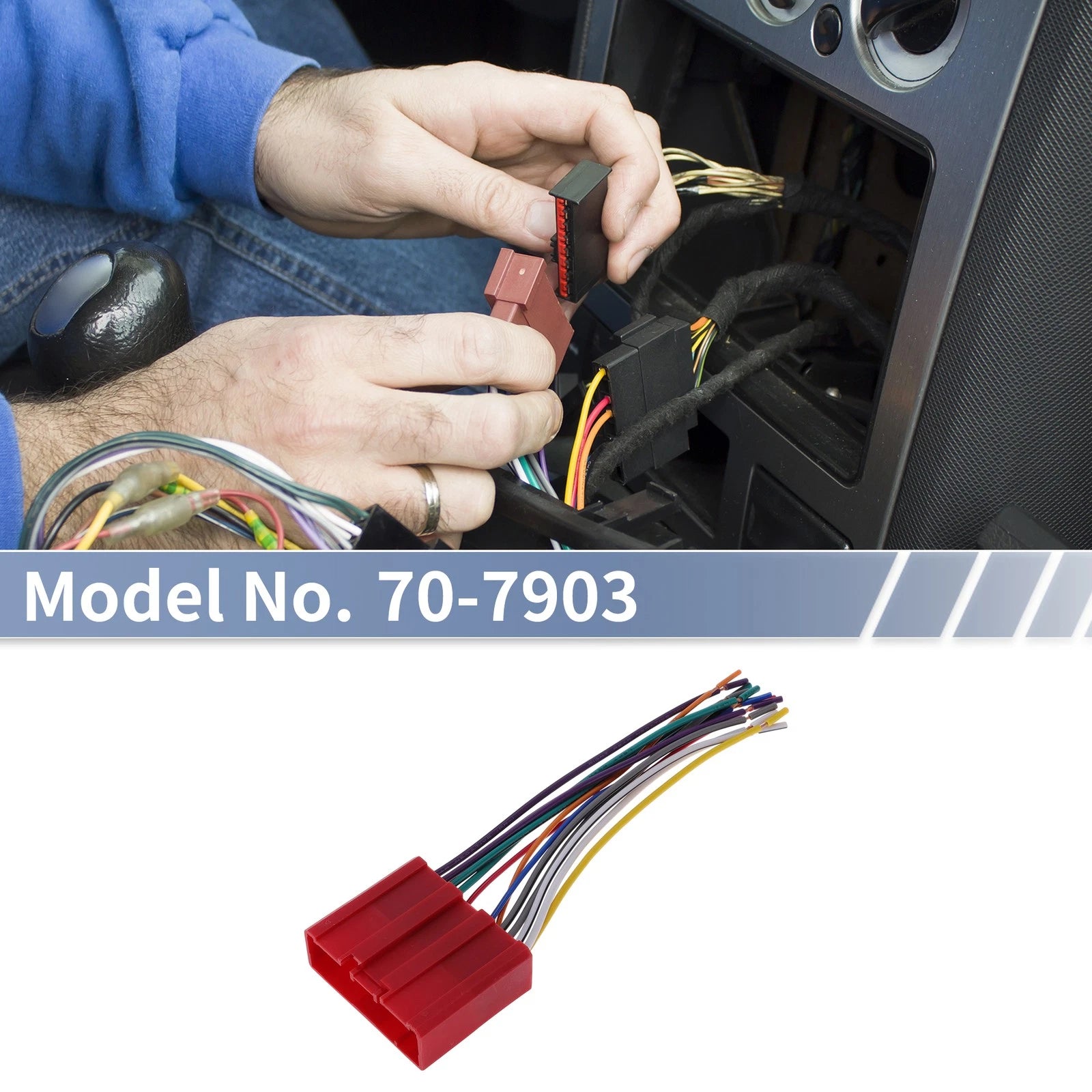 Car Stereo CD Player Wiring Harness Set for Mazda 2 (2011–2014)