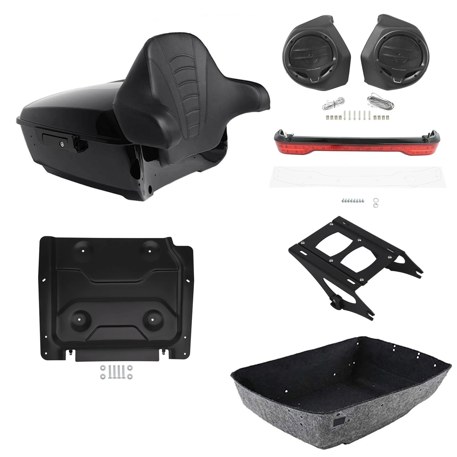 LED Lamp Mount Plate for Harley Road Glide (2014–Present)