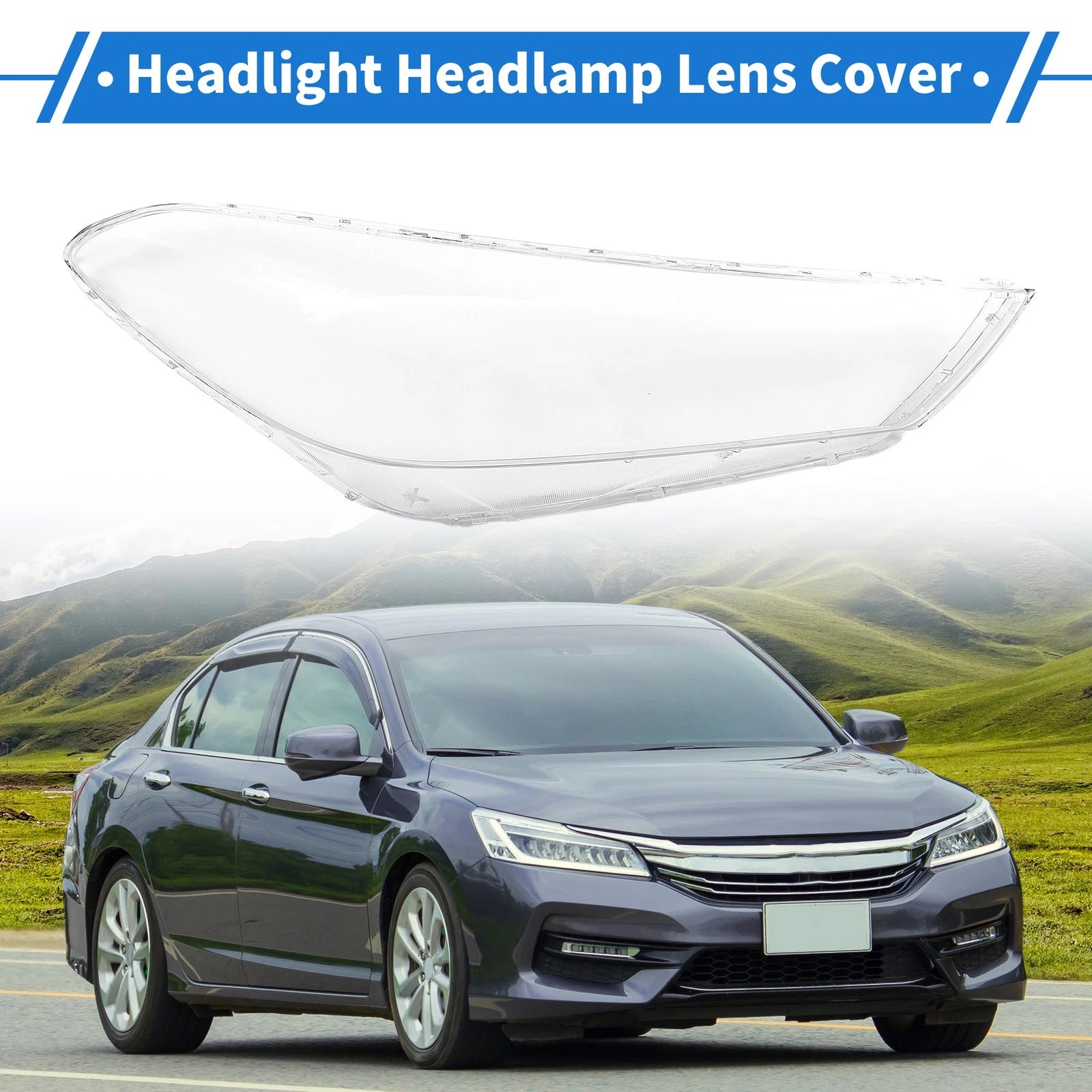 Headlight Lens Cover Front Right for Hyundai Tucson (2015–2018) PC Clear