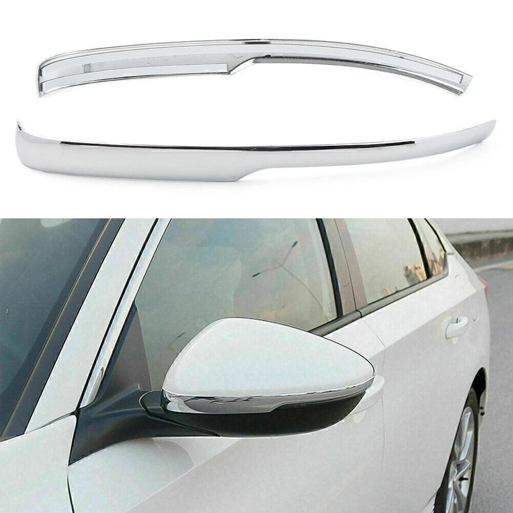 2X ABS Rear View Mirror Lower Cover Strip for Honda Accord (2018–2019)