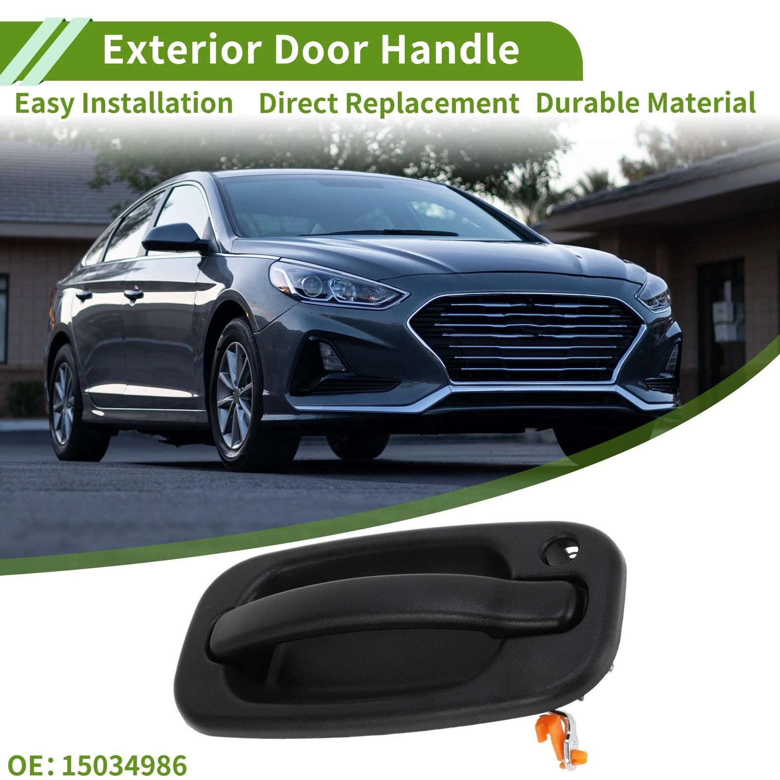 Exterior Door Handle Front Right Replacement for Chevrolet GMC (2016–2024)