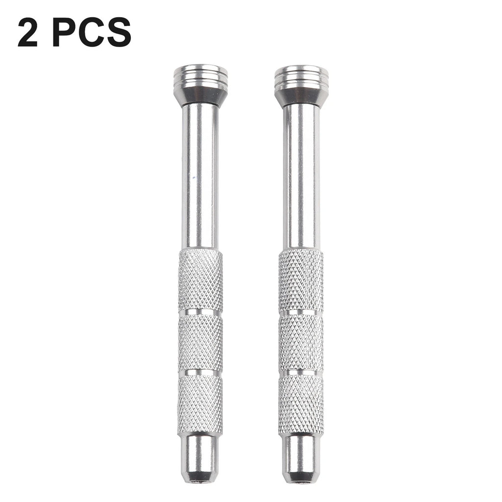 2X Aluminum Alloy Screwdriver Handle for 4mm Hex Bits