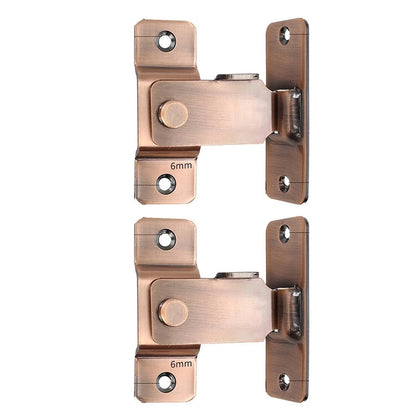 2X Right Angle Door Latch for Easy Installation (Drill/Non-Drill Options)