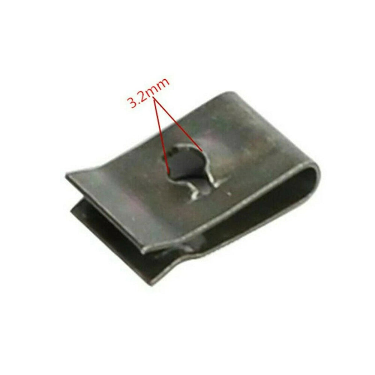 50 Pack Self-Locking U-Type Speed Fastener Clips for Universal Cars