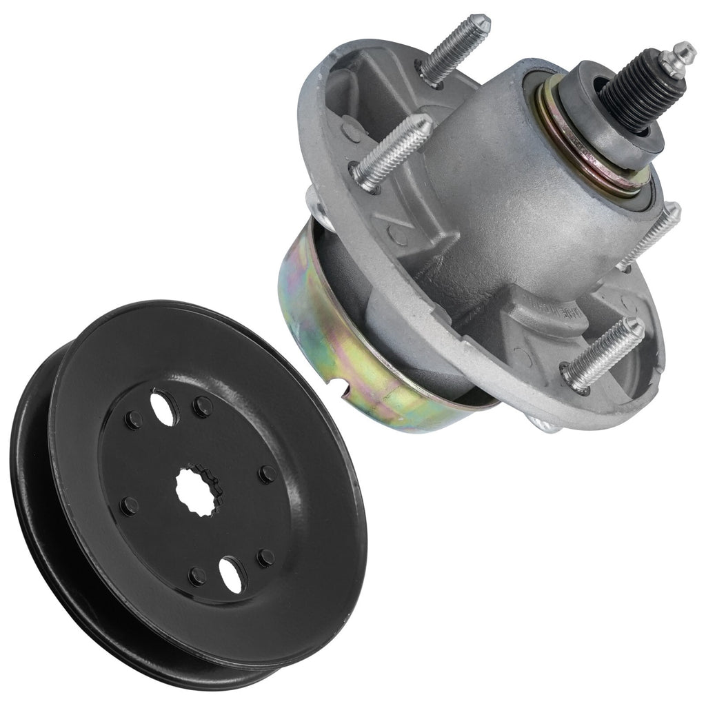 Deck Spindle Assembly with Pulley for John Deere X320 X324 X500 (48")