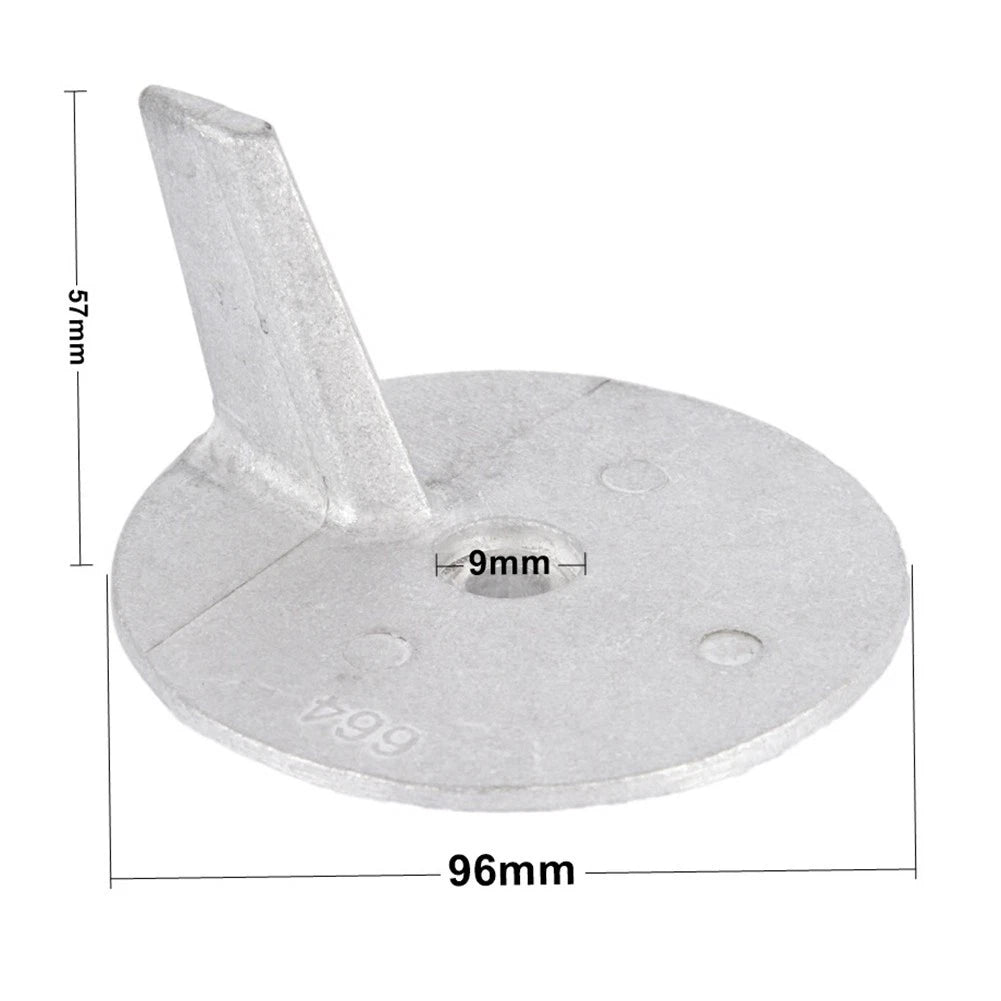 Aluminum Trim Tab Anode for Stern Drives (Marine Use)