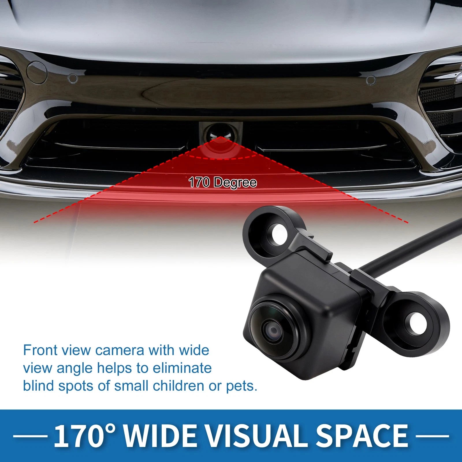 Front View Grille Camera for Cadillac CTS (2014–2019) 23372268