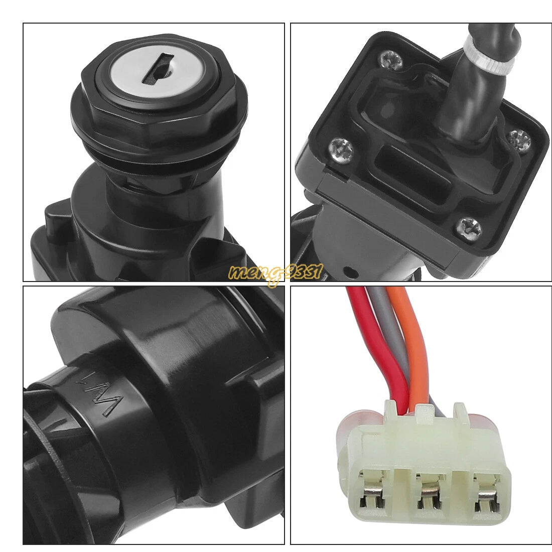 3-Pos Ignition Key Switch for Kawasaki KFX 400 (2003–2004) #27005-S005