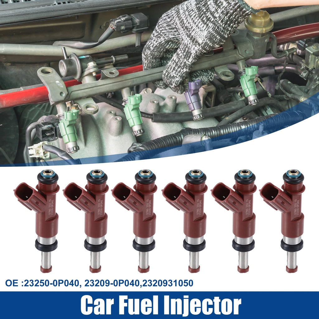 6pcs Fuel Injector Nozzle Replacement for Toyota Avalon 3.5L (2005–2012)