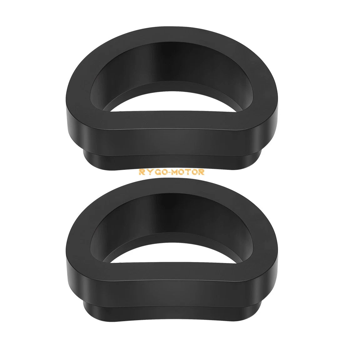 2 Rubber Air Filter Cleaner Joint Tubes for Honda CB360 (1974–1976)