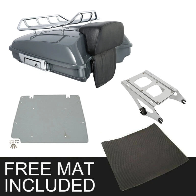 Trunk Backrest Mount Plate for Harley Touring (2014–2026)