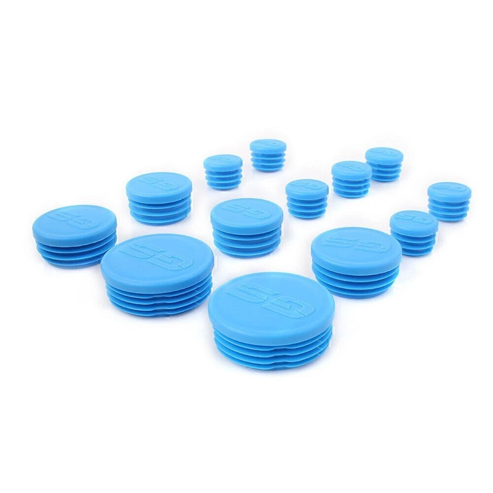 Frame End Cap Hole Plug Cover Kit for BMW R1200GS LC ADV (2013–2016) Blue