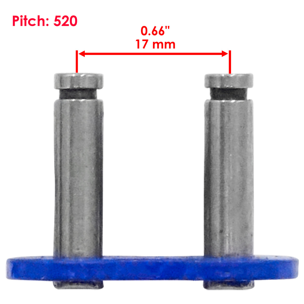 Chain Master Link With O-Ring Replacement for Motorcycle ATV (Blue) (2000–2024)