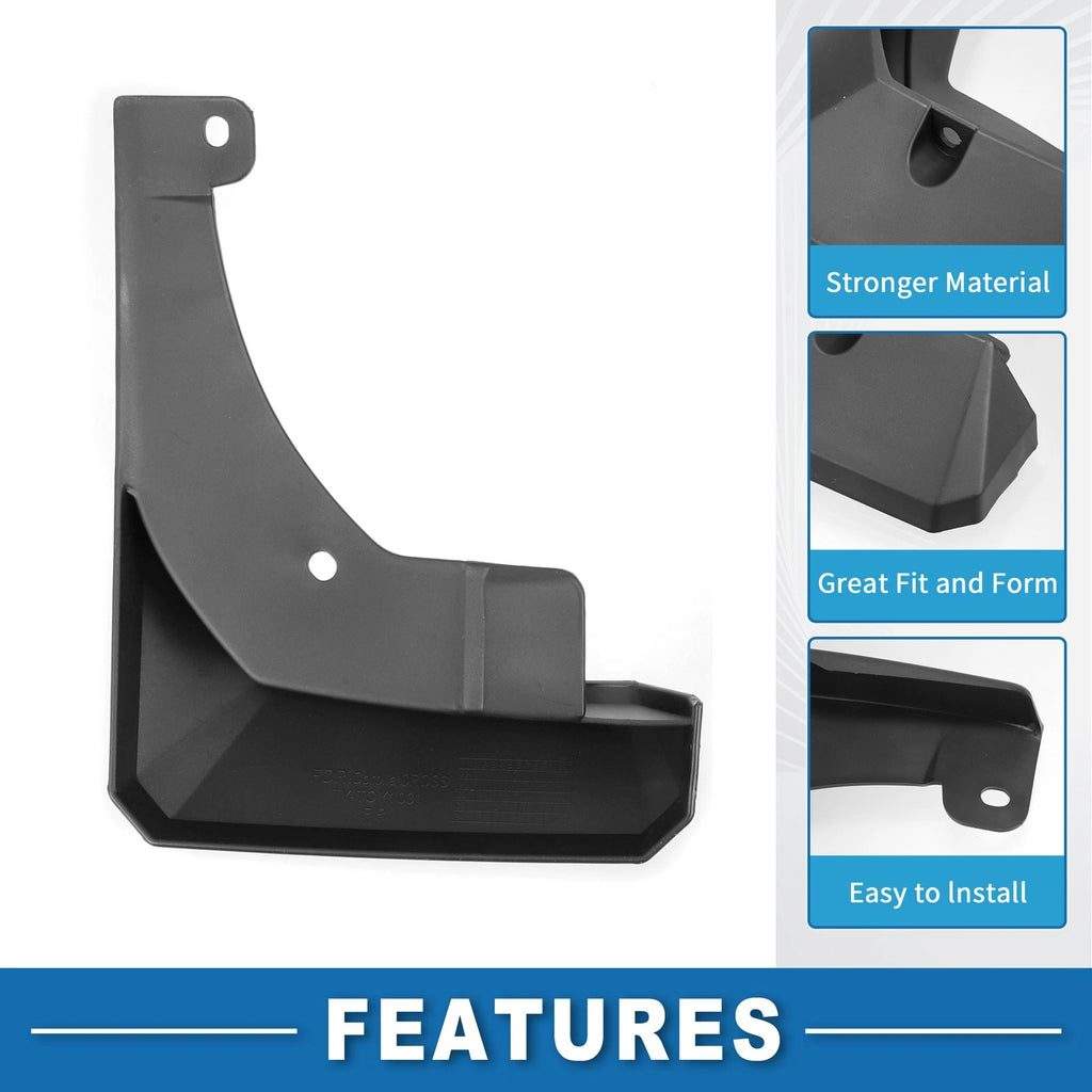 Front and Rear Side Mud Flaps Splash Guards for Toyota Corolla Cross (2021–2023)