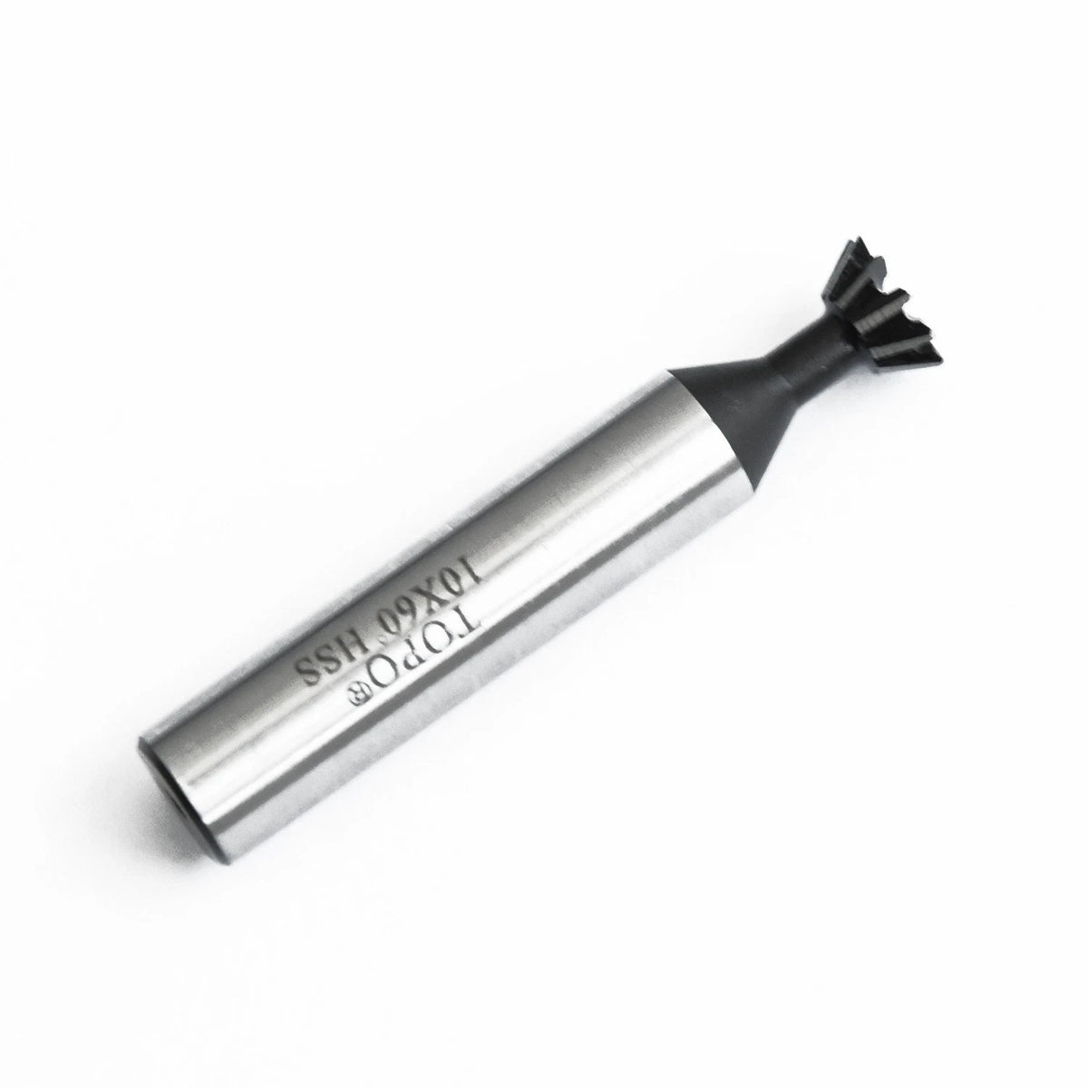 6 Flute Dovetail Cutter 60 Degrees 10mm Shank for Cast Iron