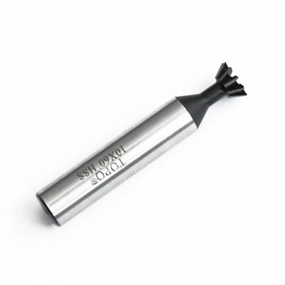 6 Flute Dovetail Cutter 60 Degrees 10mm Shank for Cast Iron