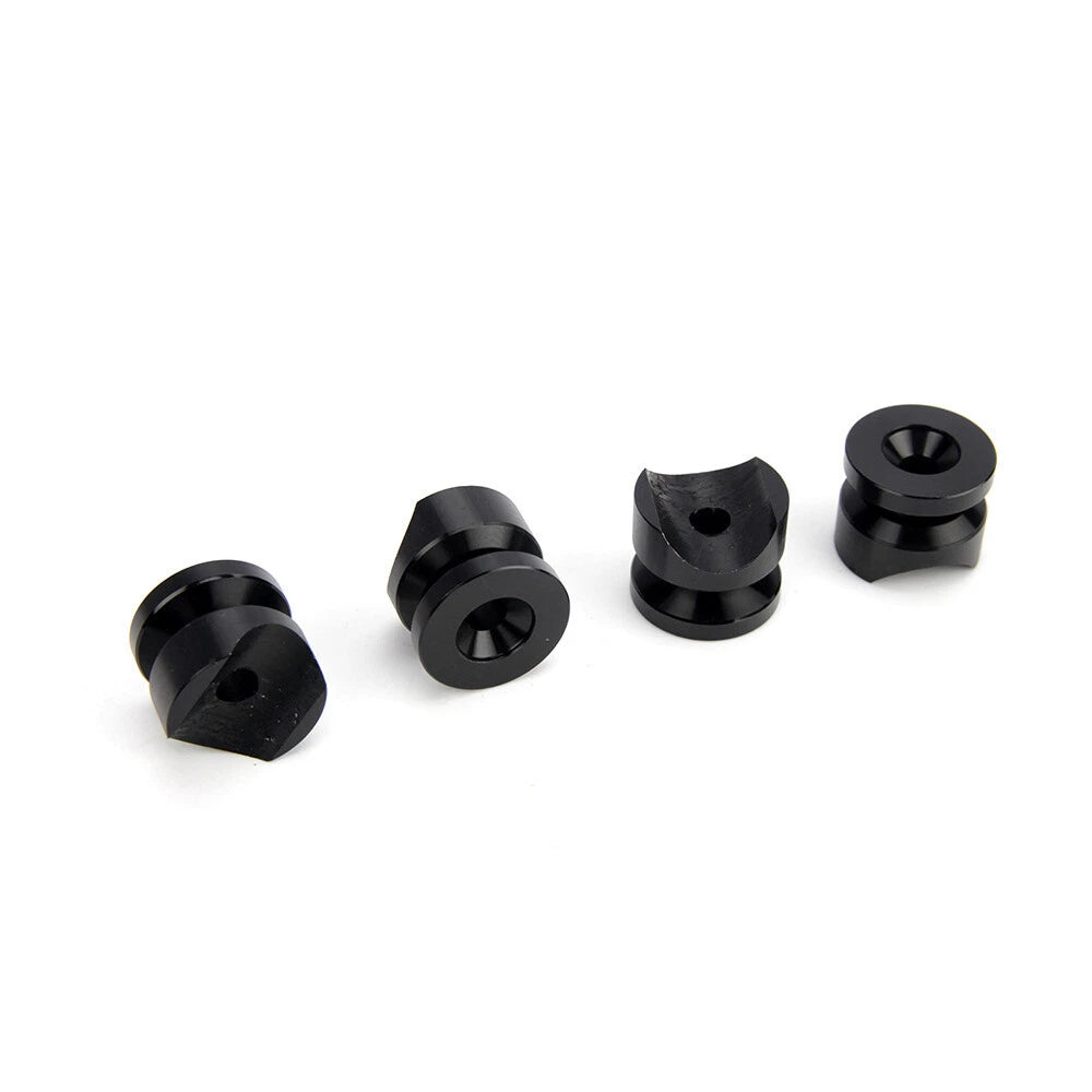 4Pcs Aluminum Alloy Trunk Bushing Pad for Motorcycle Rear Luggage Case