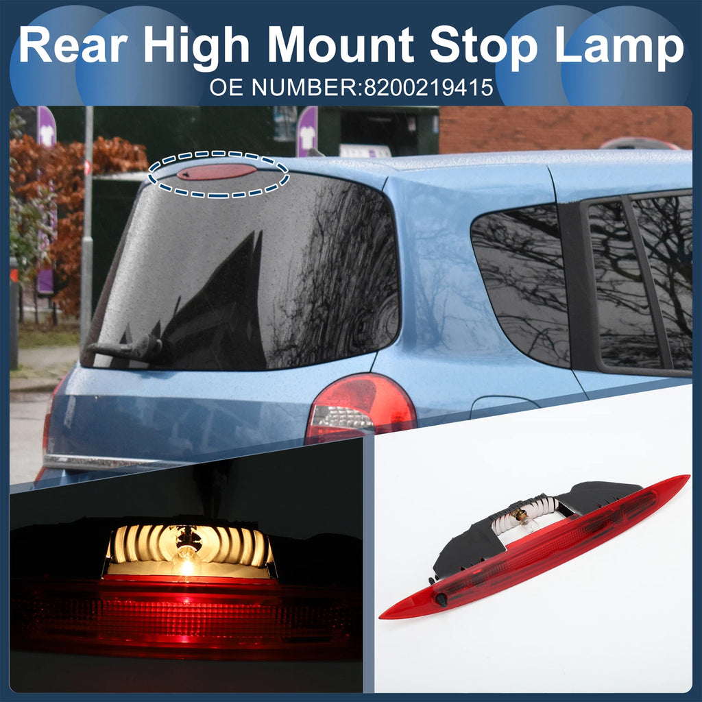 LED Third Brake Light for Renault Modus (2004–2012) Red Housing