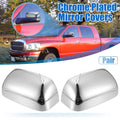 Mirror Cover Cap Pair Chrome Plated for Dodge Ram 1500 2500 3500 (2002–2008)