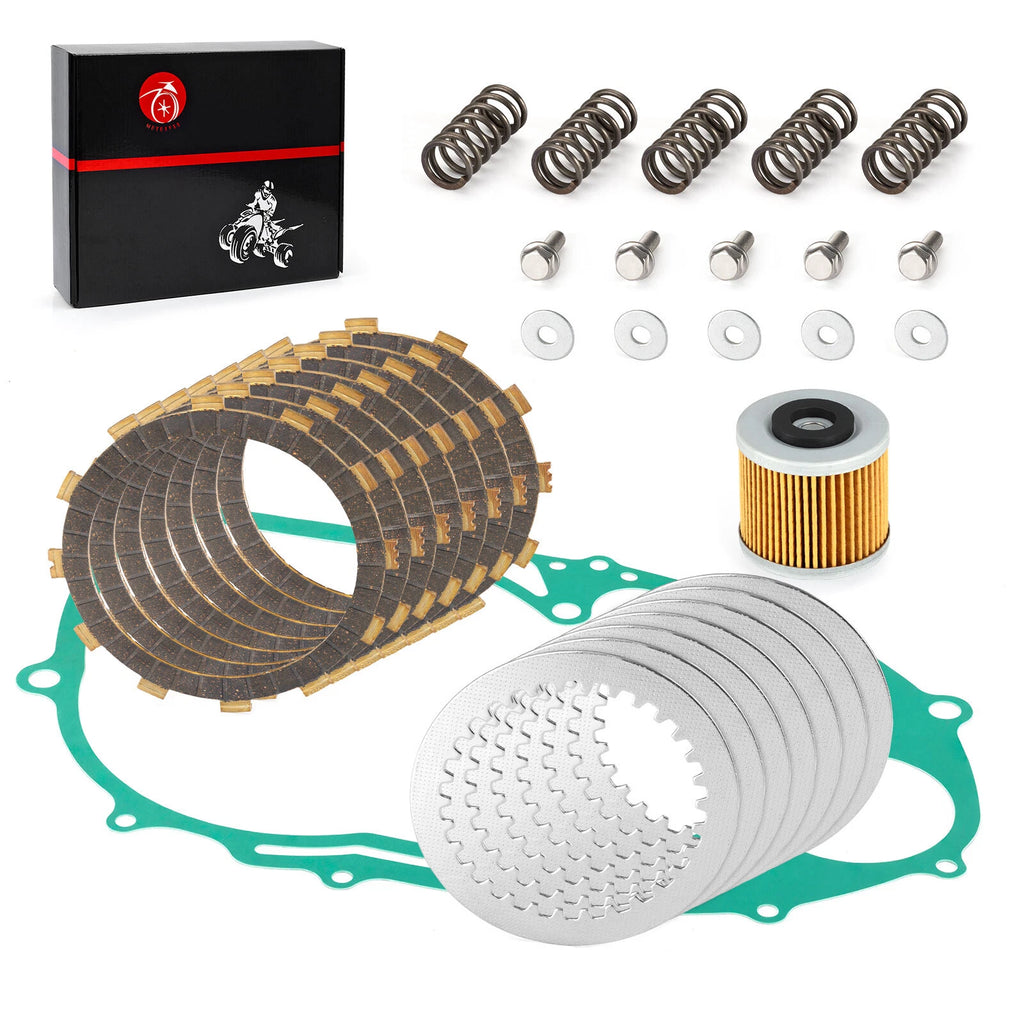 Clutch Friction Plates with Gasket Kit & Oil Filter for Yamaha V Star 650 (2000–2008)