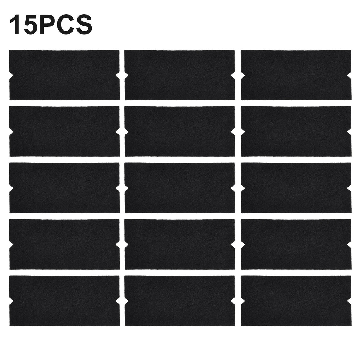 15 Piece Set of Scratch Resistant Wool Felt Cloths for Card Squeegee Scraper