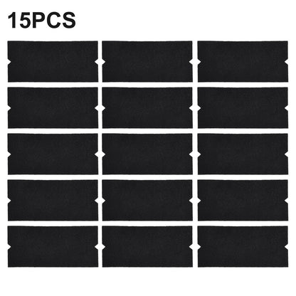 15 Piece Set of Scratch Resistant Wool Felt Cloths for Card Squeegee Scraper