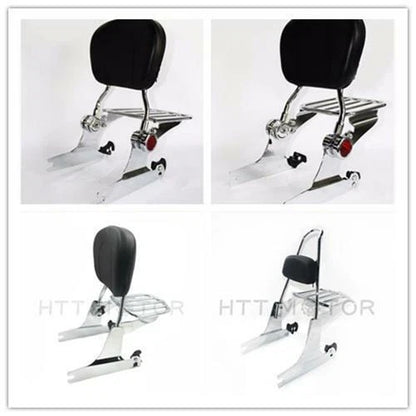 Sissy Bar Backrest & Luggage Rack for Harley Softail (2000–2023)