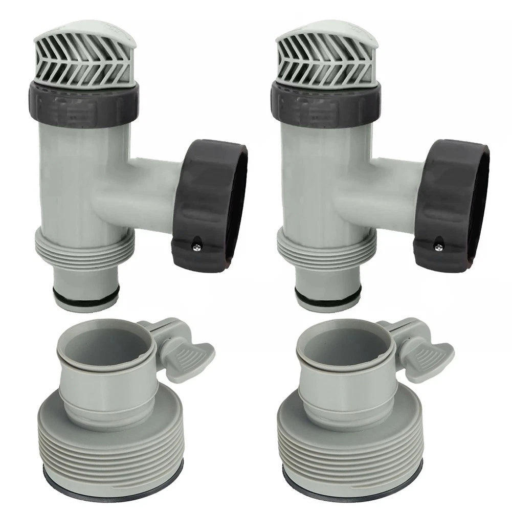 Pool Piston Valve with Type B Hose Adapter for Above Ground Pool Systems