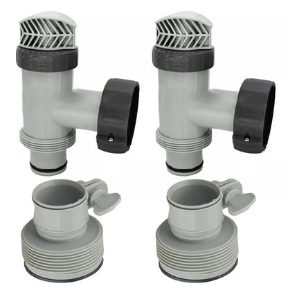Pool Piston Valve with Type B Hose Adapter for Above Ground Pool Systems