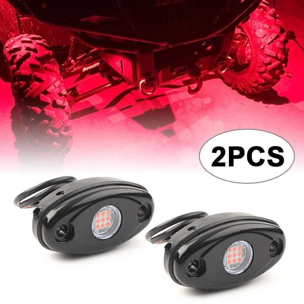 2X 9W LED Rock Tail Light for Jeep (Off-Road Truck Golf)