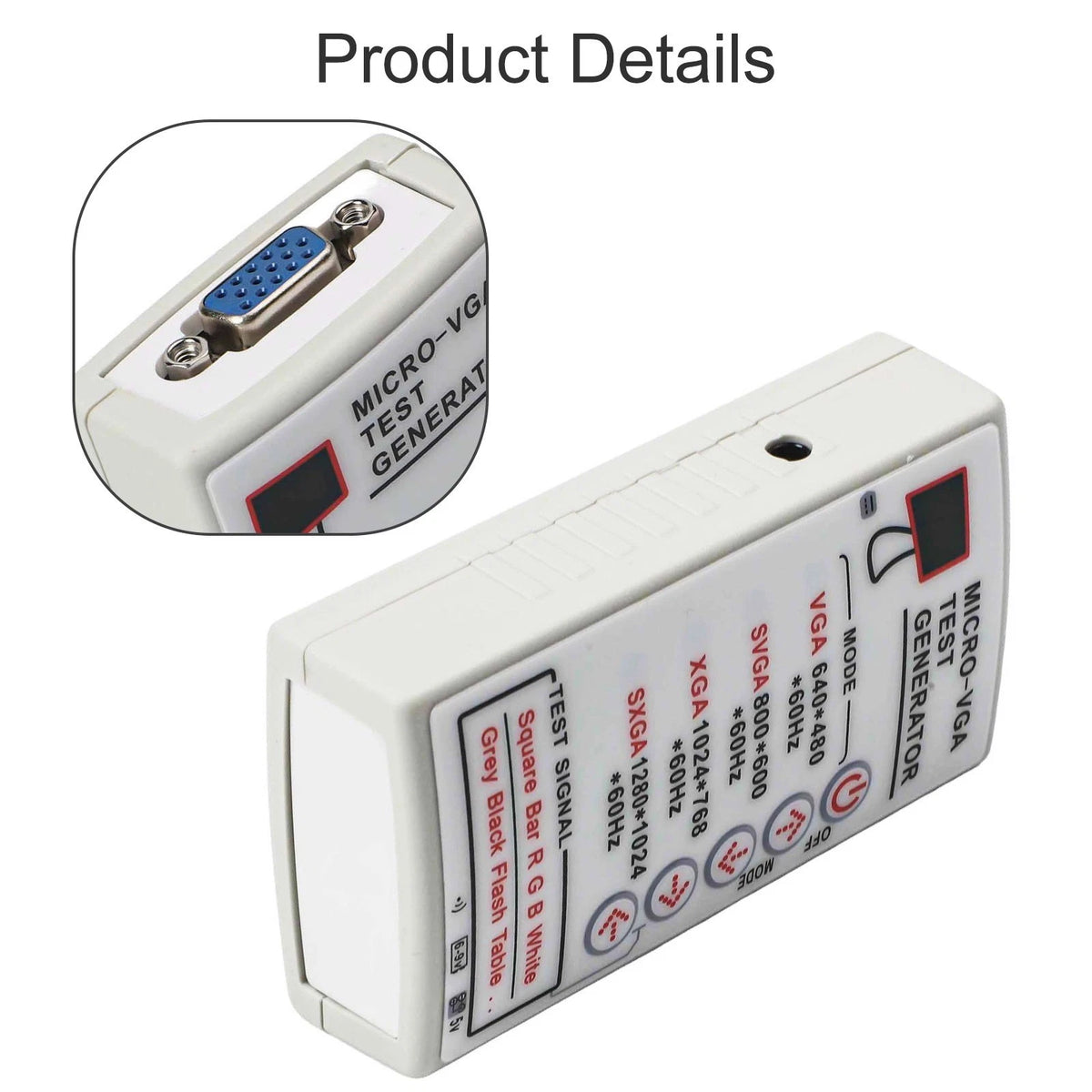 VGA/XGA Signal Generator for Monitor Testing and Adjustments