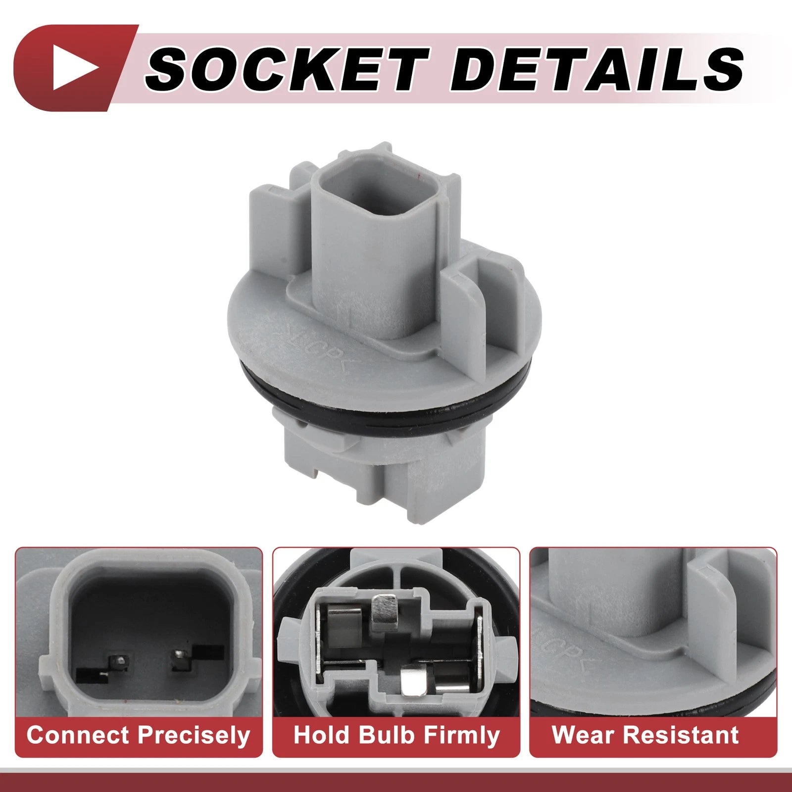 Tail Light Socket for Honda Odyssey (2018–2024) No. 33303TP6A01 Connector