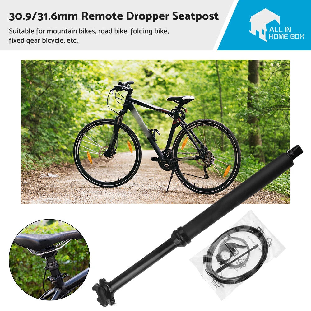 30.9mm Dropper Seat Post for MTB (Internal/External Cable Routing)