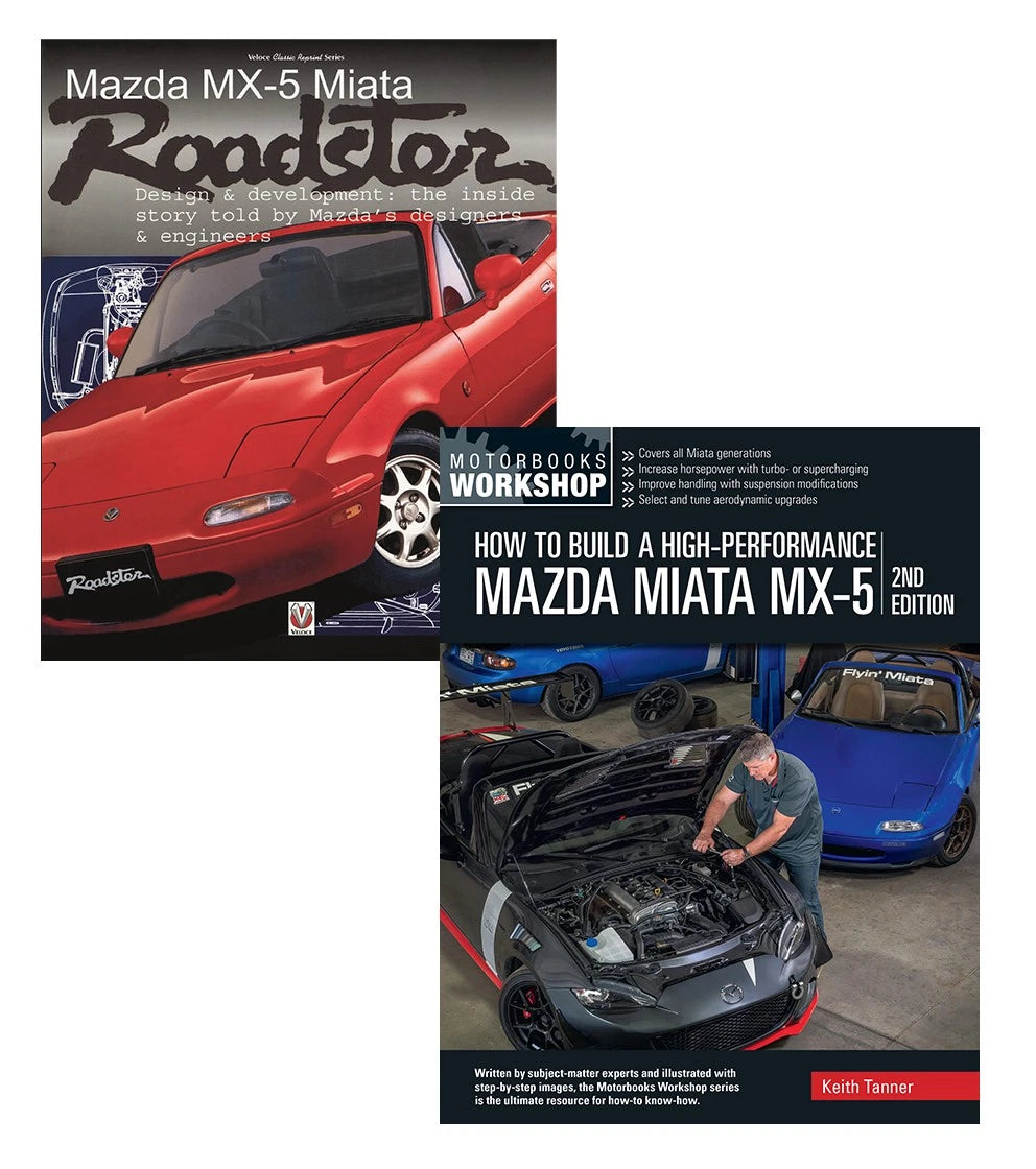2-Book Set for Mazda MX-5 Miata (1990–2023)