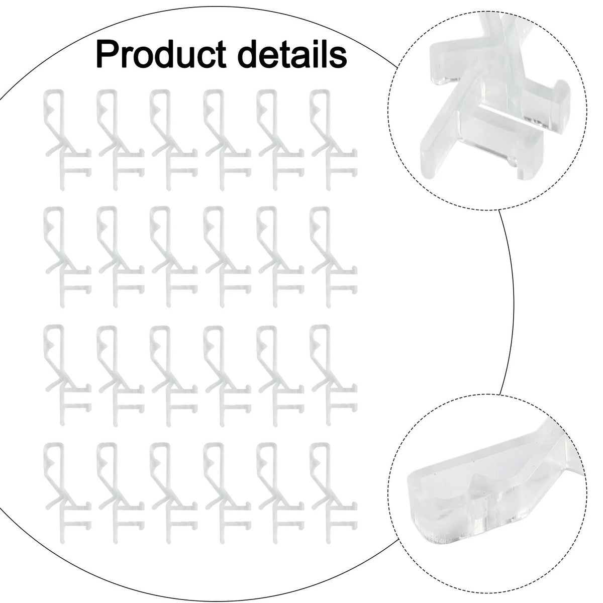 24PCS Venetian Blind Retainers for Windows