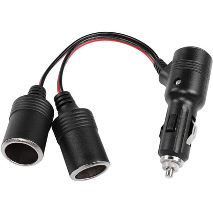 1PCS Universal Car Cigarette Lighter Splitter Adapter 9.8in/25cm