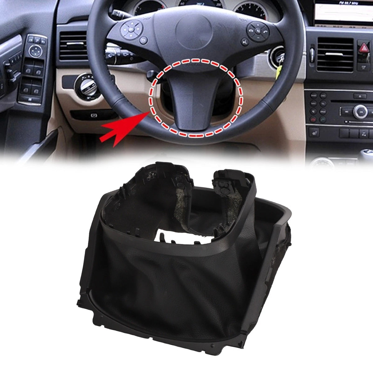 Steering Wheel Column Dust Cover for Mercedes GLK300 (2010–2015)