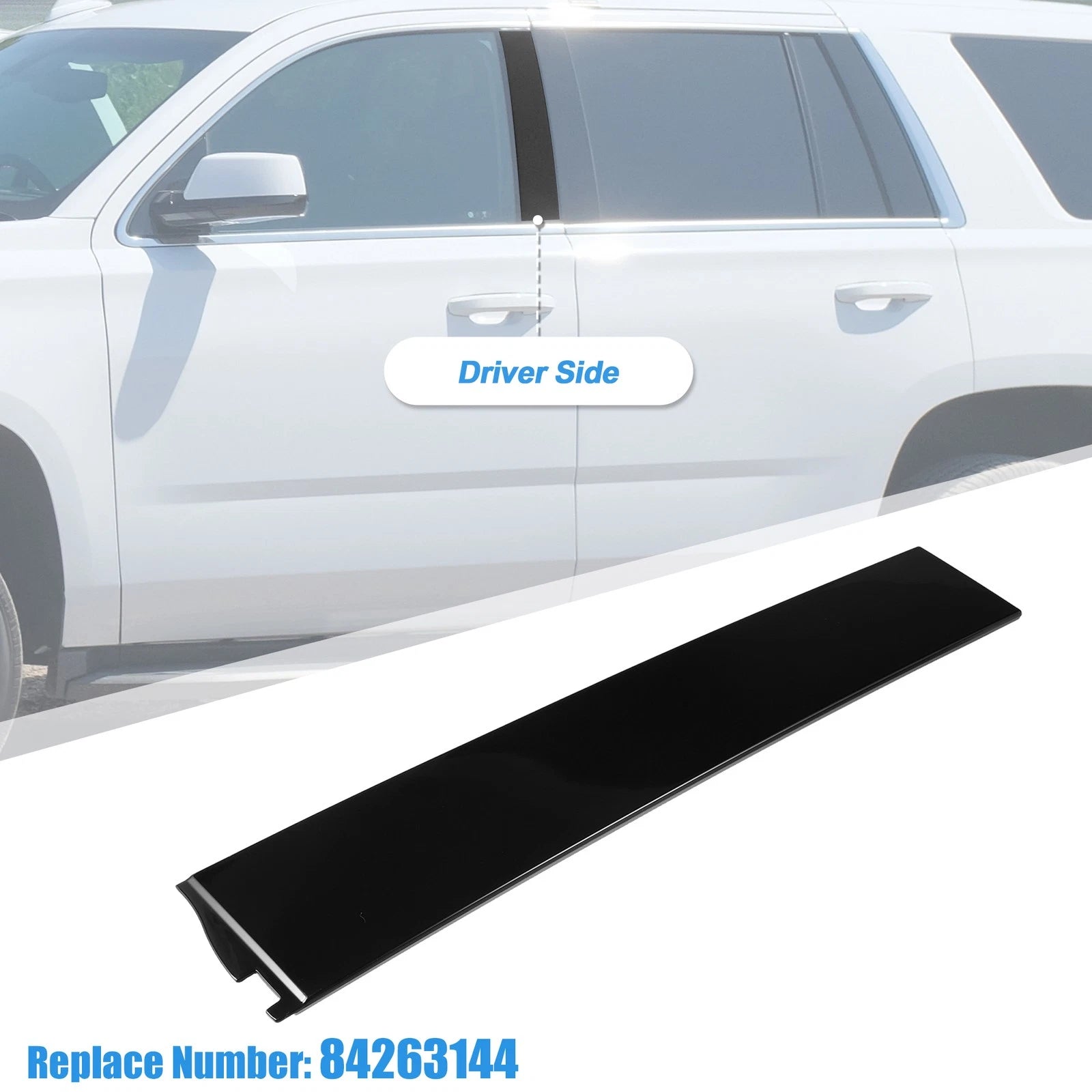 Door B Pillar Trim Panel Left for Cadillac SRX (2010–2016)