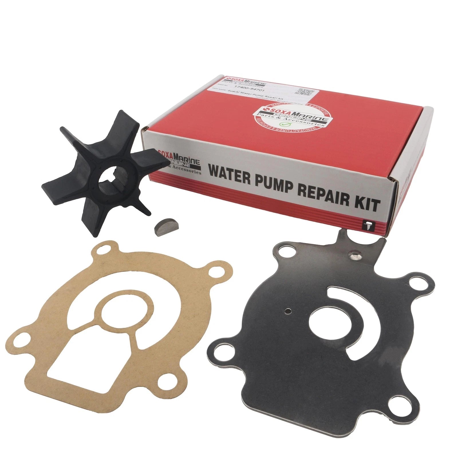 Water Pump Impeller Repair Kit for Suzuki 50-65 HP Engine (17400-94700)