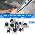 10 Pcs Door Panel Trim Clips Replacement for Audi A4 (2003–2009)
