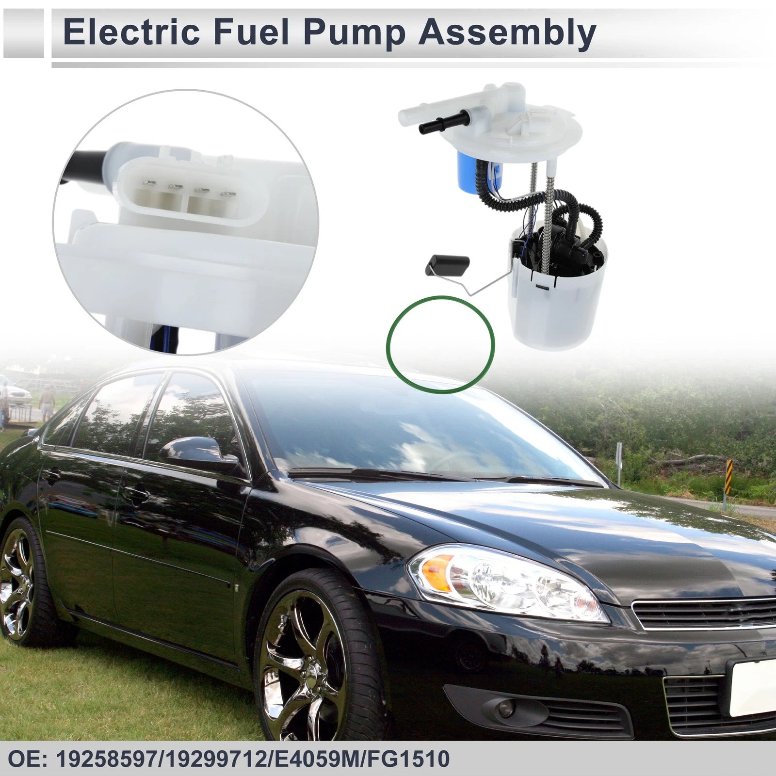 Fuel Pump Assembly Replacement for Chevrolet Impala 2012–2013 V6 3.6L Sedan