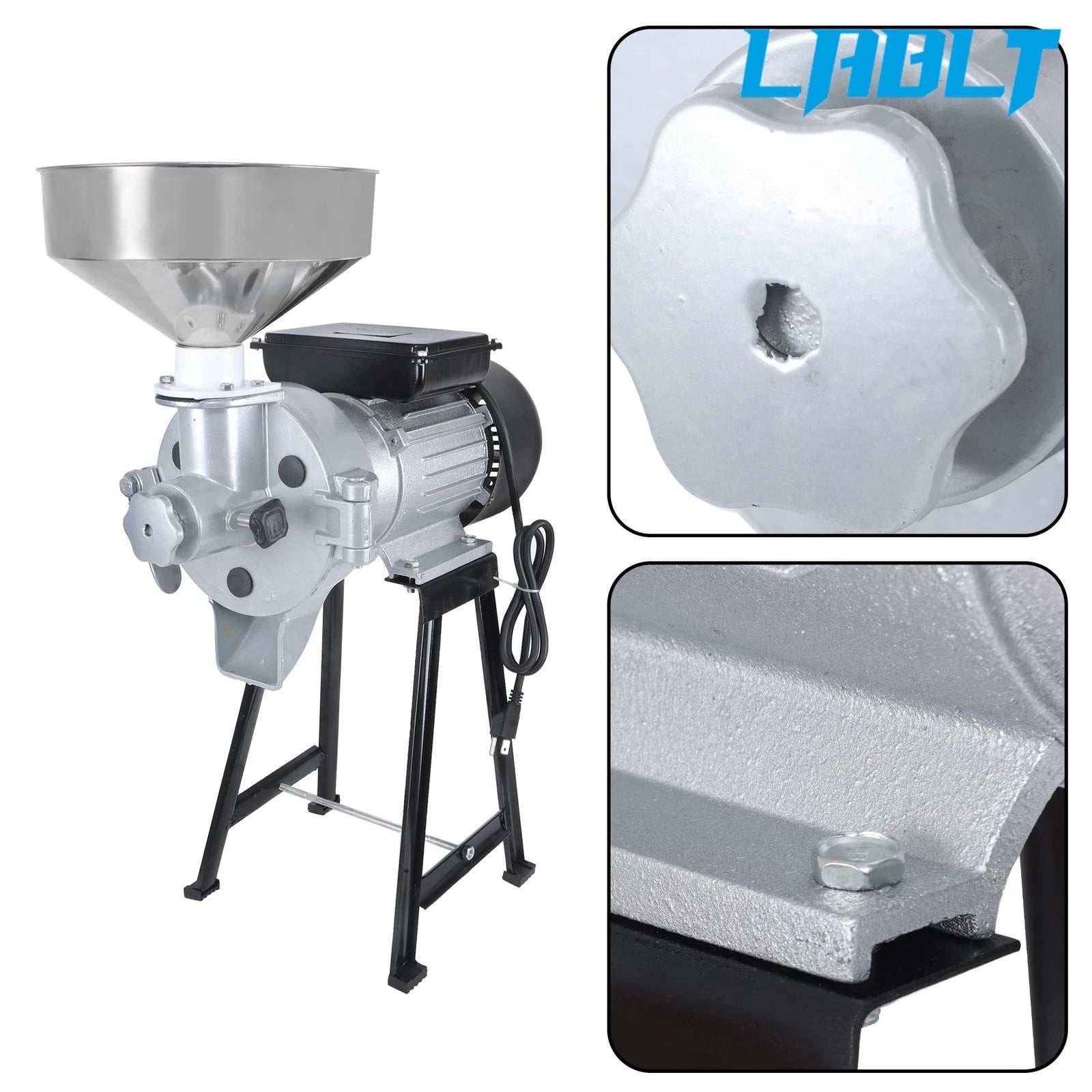 Electric Grain Grinder for LABLT Cereal Mill (1500W, 110V)