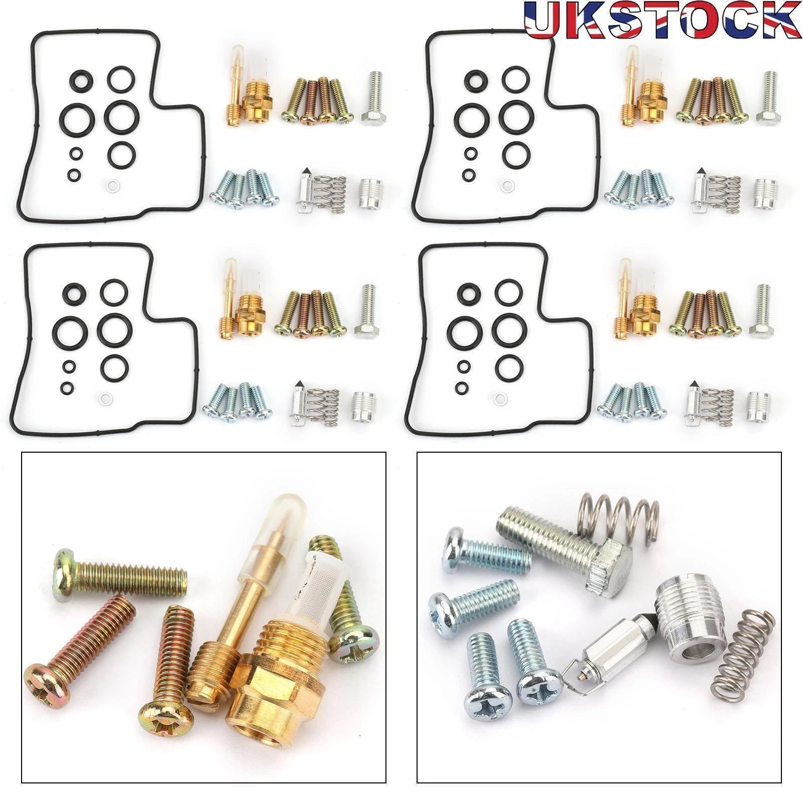 4X Carburetor Repair Rebuild Kit for Honda VF700C VF700F (1983–1986) 18-2432 T9