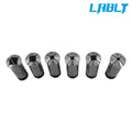6PCS Square Collet Set for LABLT (1/4'', 5/16'', 3/8'', 1/2'', 5/8'', 3/4'')