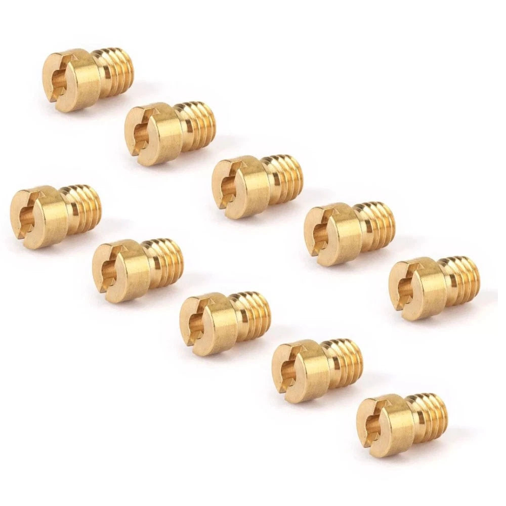 10Pcs 5MM Carburettor Main Jet Nozzle Set for (1975–1998)