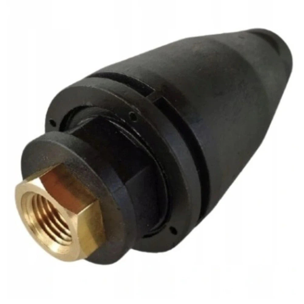 Rotating Turbo Nozzle with 14 Inch Quick Connector for Multiple Cleaning Jobs