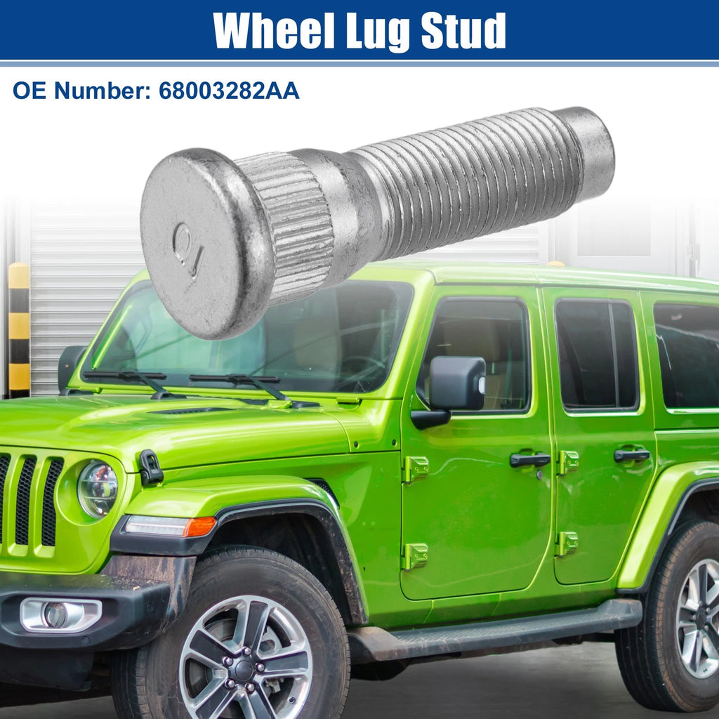 Wheel Lug Stud 1/2-20 Front or Rear Set for Jeep Wrangler (2011–2017)