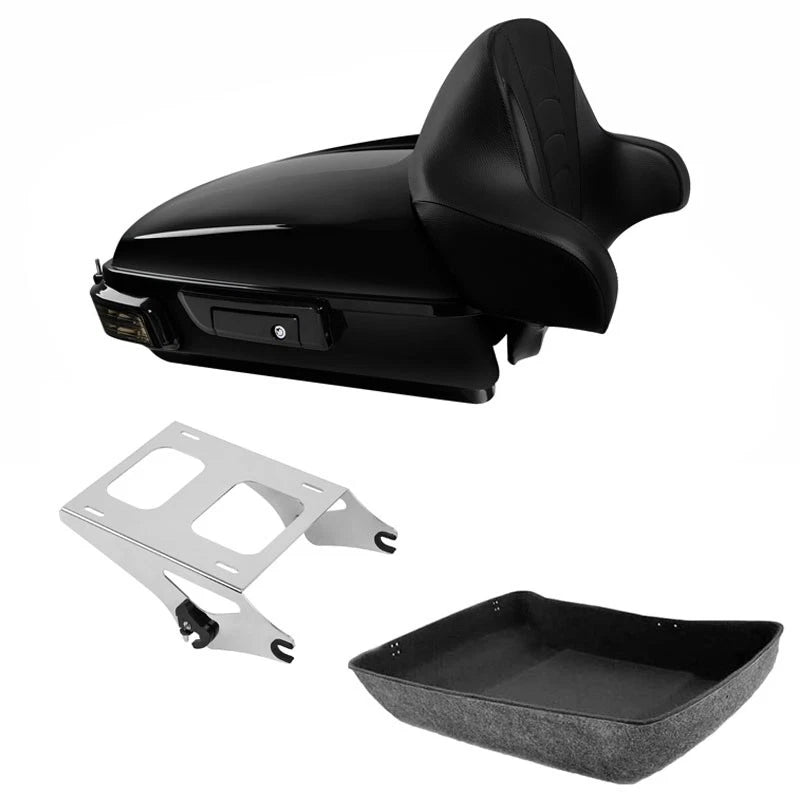 LED Backrest Mount Rack for Harley Touring Glide (2014–2026)